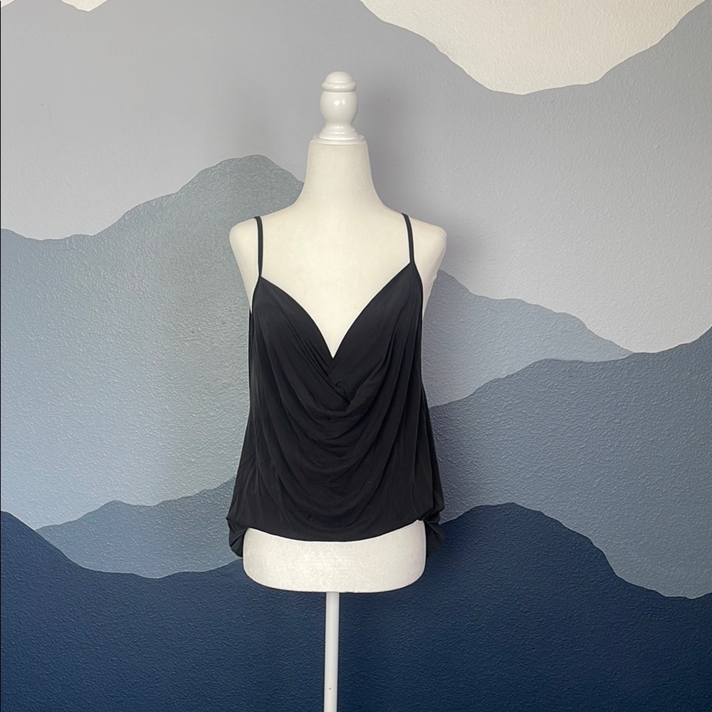 Black Ruched Camisole